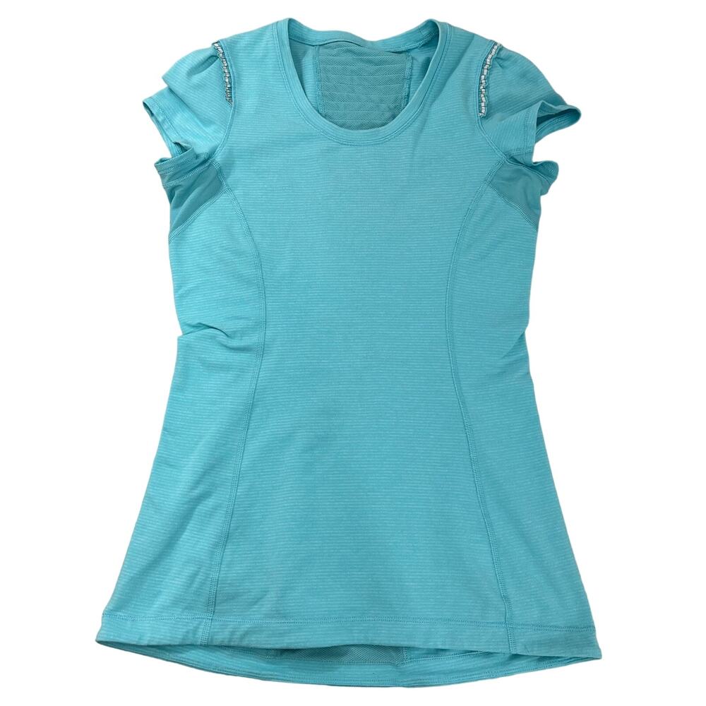lululemon athletica Aqua Short Sleeve Tee